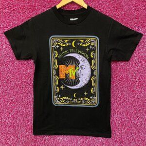 MTV Music Television Tarot Card Crescent Moon T-Shirt Small